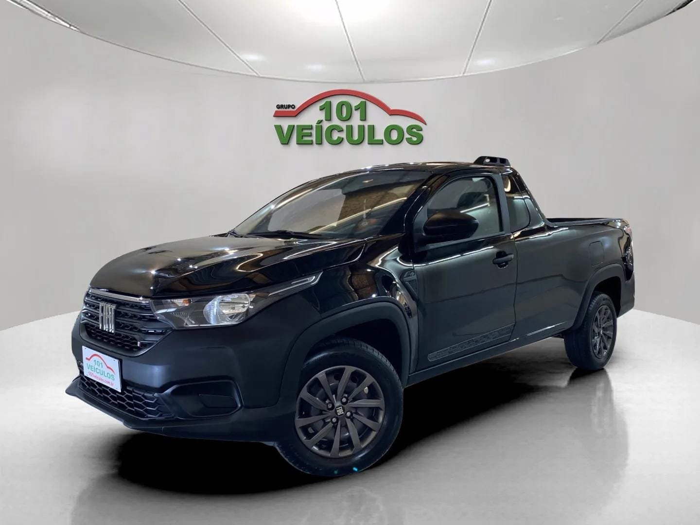 Fiat Strada Endurance 1.4 Flex 8V CS Plus na cor Preto em São José / SC - 52756