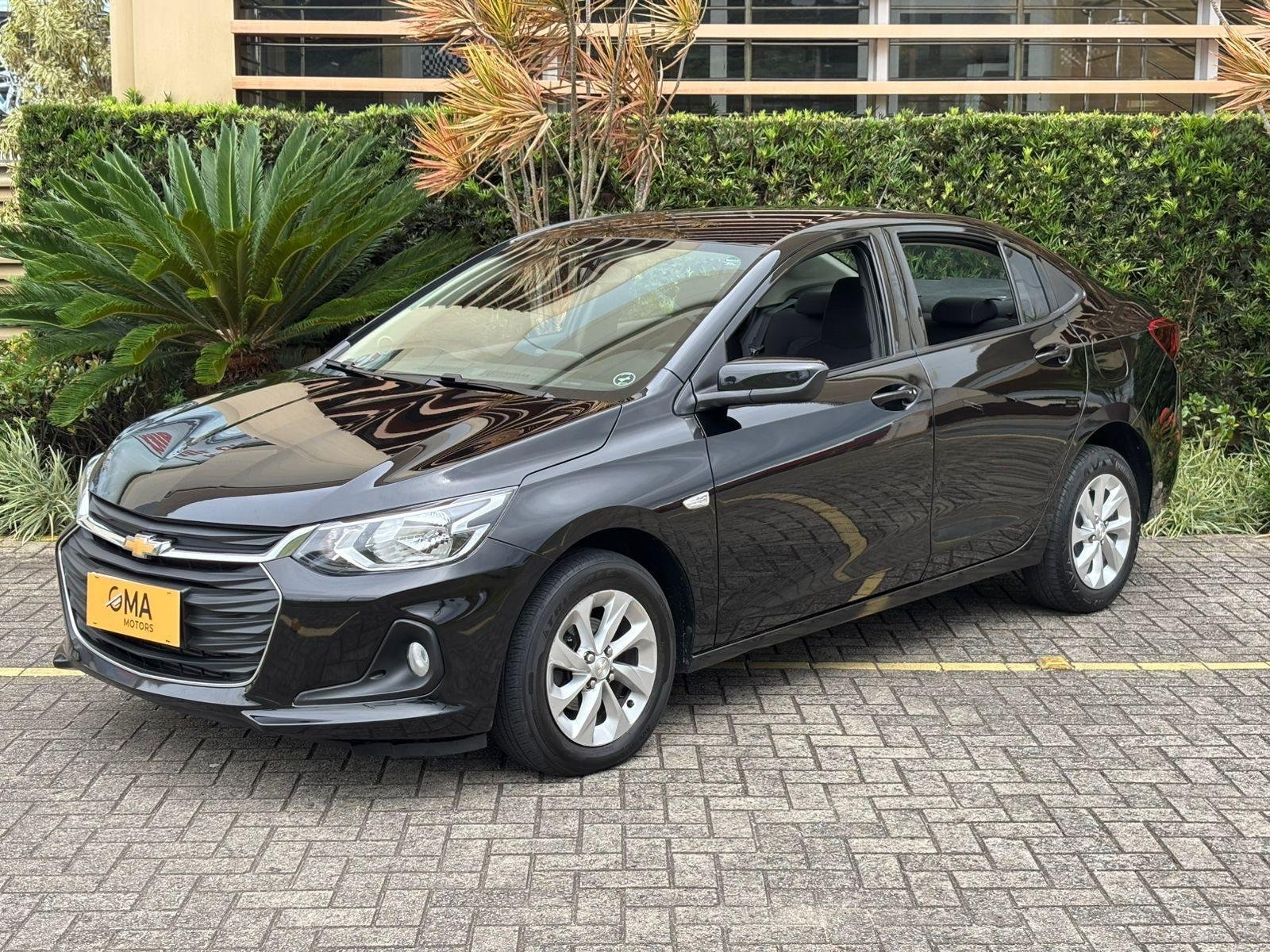 Chevrolet ONIX SEDAN Plus LTZ 1.0 12V TB Flex Aut. na cor Preto em São José / SC - 5311