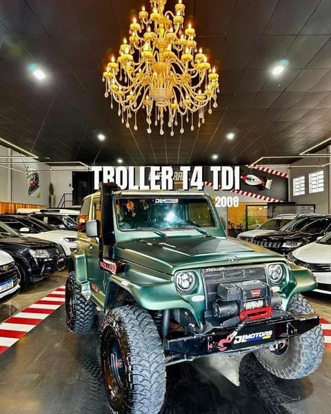 Troller T-4 DESERT STORM 4x4 3.0 TB Int Diesel na cor Verde no Lajeado / RS - 5372
