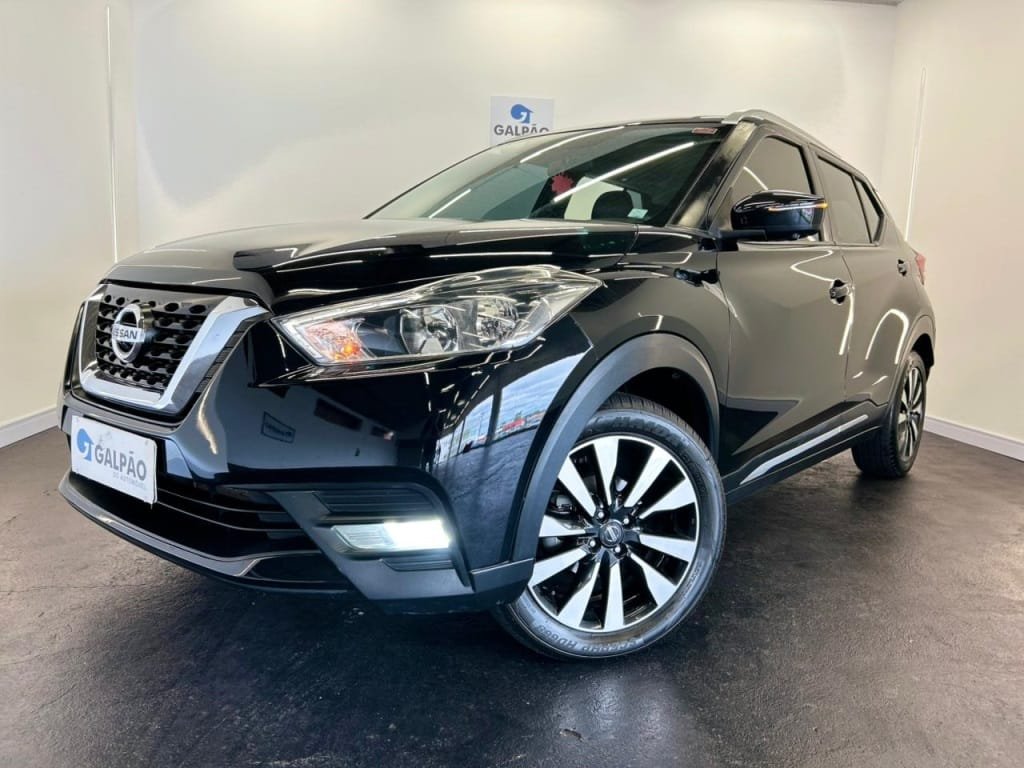 Nissan KICKS SL 1.6 16V FlexStar 5p Aut. na cor Preto em Guarapuava / PR - 53888