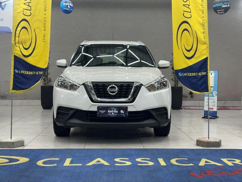Nissan KICKS S 1.6 16V FlexStar 5p Mec. na cor Branco em Curitiba / PR - 53937