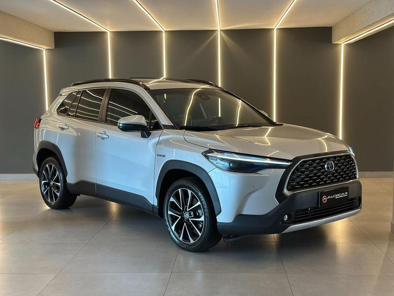 Toyota Corolla Cross XRX 1.8 16V Aut. (Híbrido) na cor Prata em Campo Largo / PR - 54012