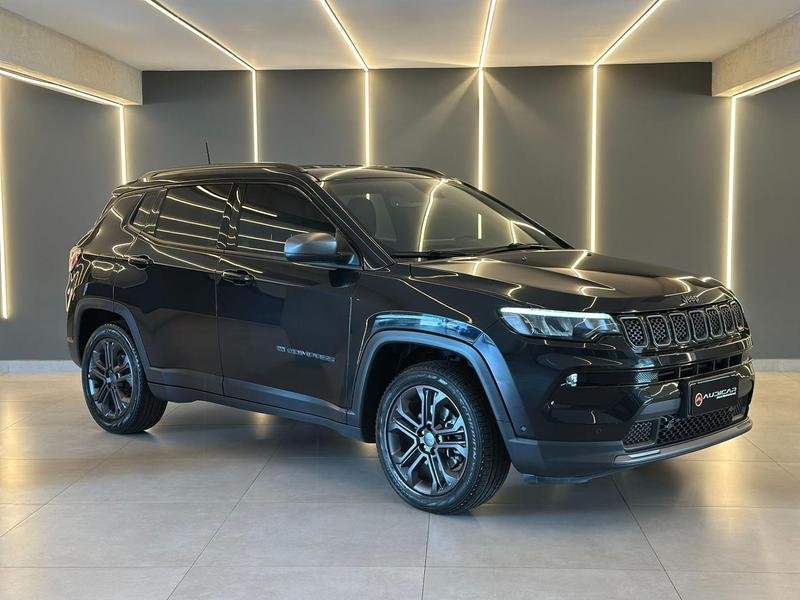 Jeep Compass T270 80 Anos 1.3 TB 4x2 Flex Aut na cor Preto em Campo Largo / PR - 54023