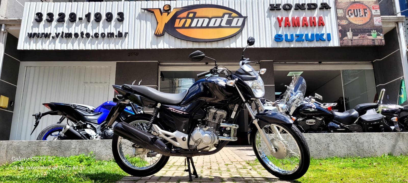 Honda CG 160 START  na cor Preto em Curitiba / PR - 54087