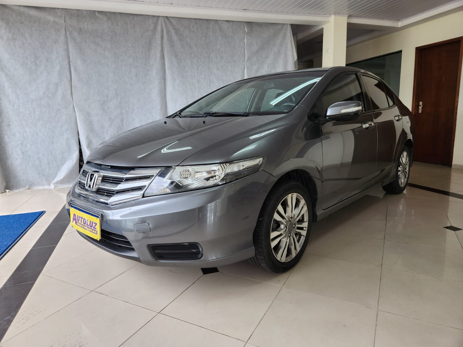Honda City Sedan EX 1.5 Flex 16V 4p Aut. na cor Cinza em Curitiba / PR - 54583