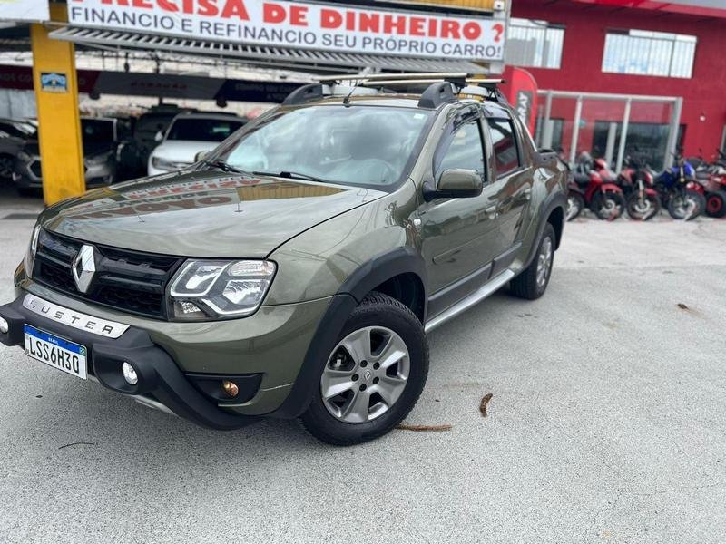 Renault DUSTER OROCH Dyna. 2.0 Flex 16V Aut. na cor Verde em Curitiba / PR - 54774