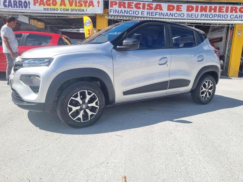 Renault KWID Intense 1.0 Flex 12V 5p Mec. na cor Cinza em Curitiba / PR - 54775