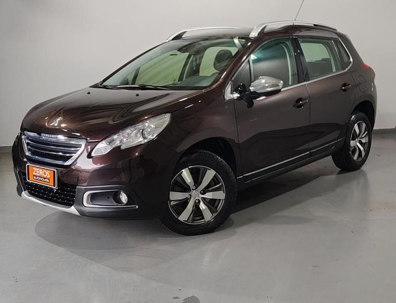 Peugeot 2008 Griffe 1.6 Turbo Flex 16V 5p Aut. na cor Marrom em Curitiba / PR - 54941