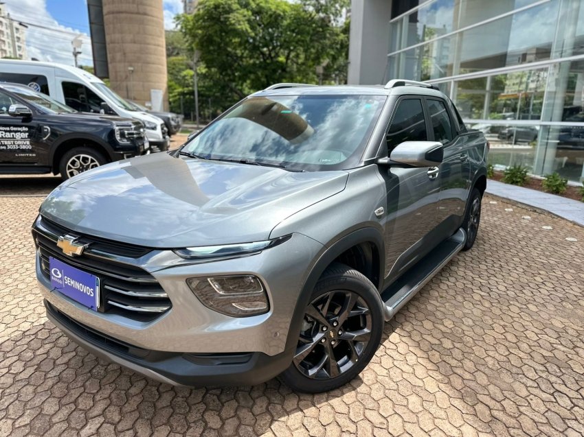 Chevrolet Montana PREMIER 1.2 Turbo Flex 12V Aut. na cor Cinza em Maringá / PR - 5507