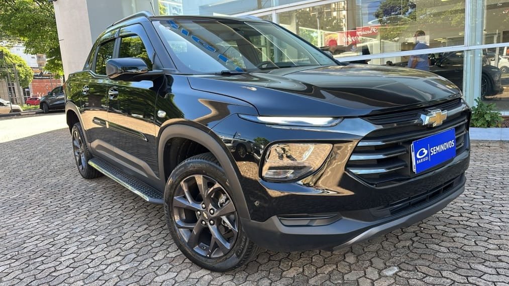 Chevrolet Montana PREMIER 1.2 Turbo Flex 12V Aut. na cor Preto em Maringá / PR - 5509