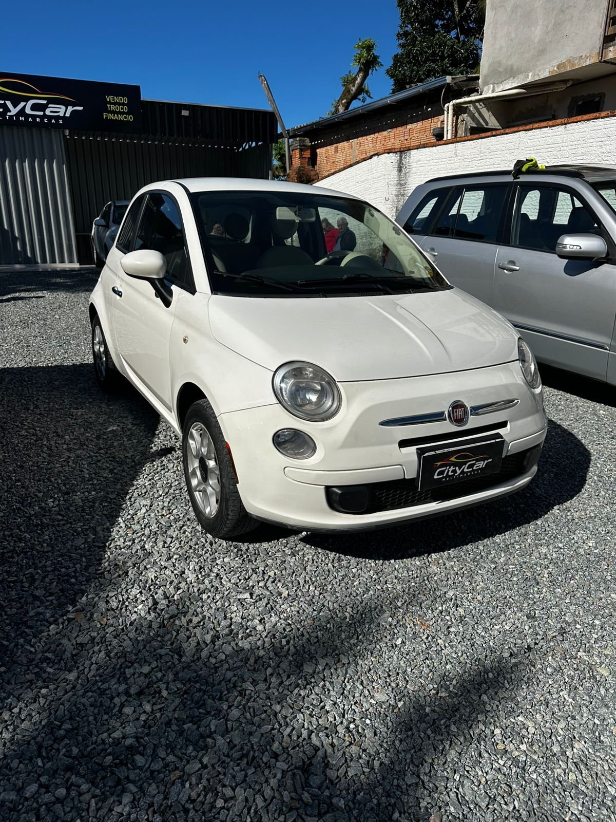 Fiat 500 Cult 1.4 Flex 8V EVO Mec. na cor Branco em Joinville / SC - 5519