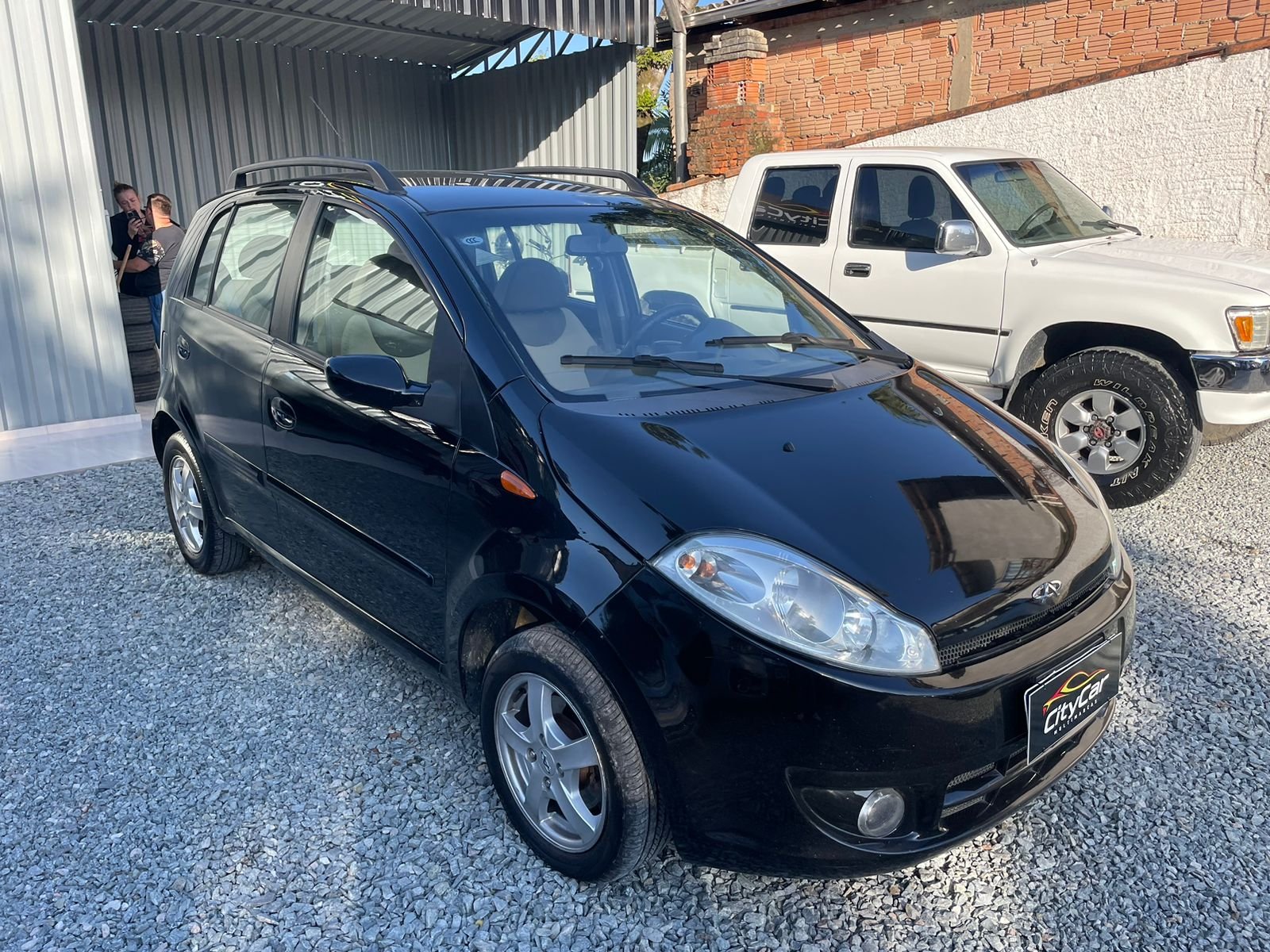 Caoa Chery/Chery Face 1.3 16V/1.3 16V Flex.Mec. na cor Preto em Joinville / SC - 5522