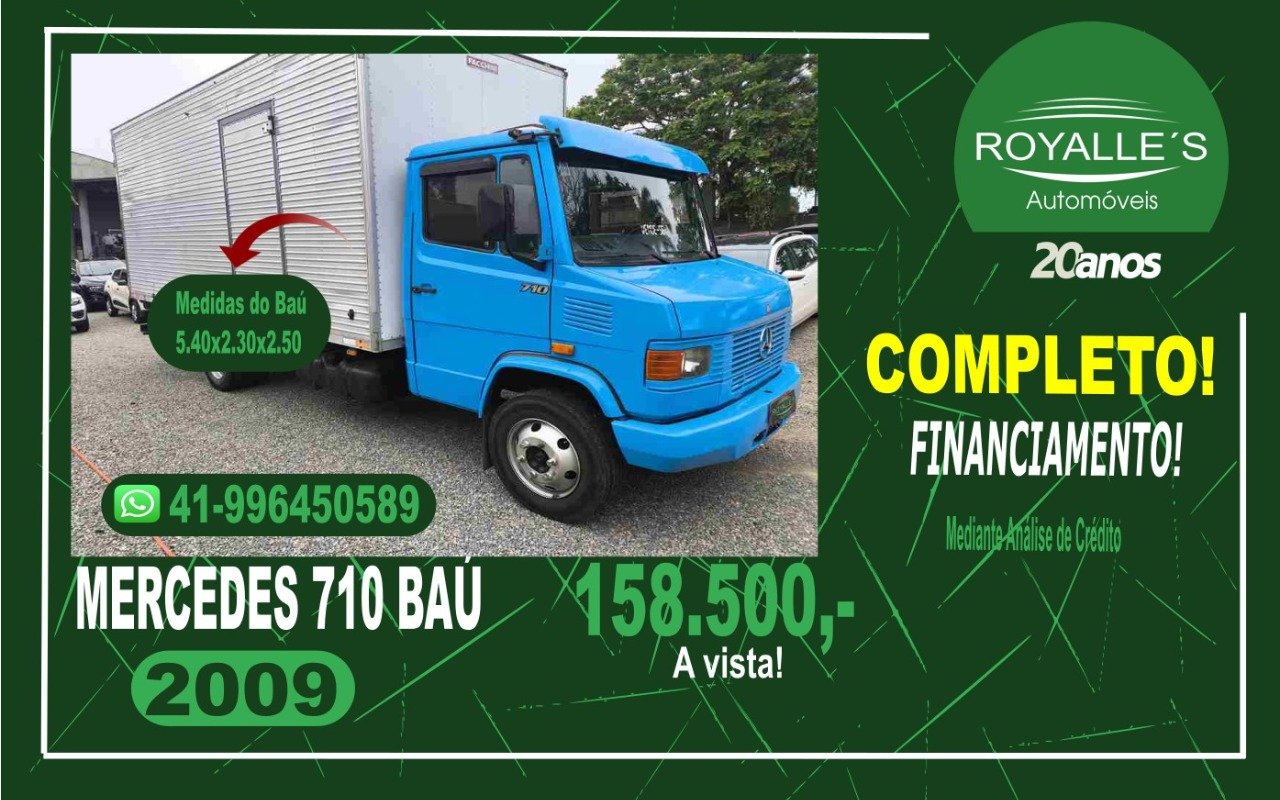 Mercedes-Benz 710/ 710 Plus 2p (diesel) na cor Azul em Curitiba / PR - 55366