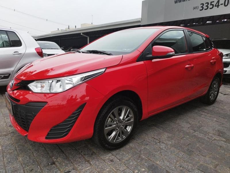 Toyota YARIS XL Plus Con. 1.5 Flex 16V 5p Aut. na cor Vermelho em Curitiba / PR - 55538