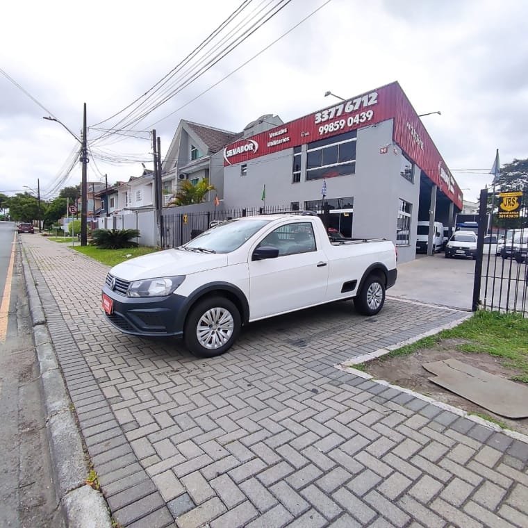 Volkswagen Saveiro Robust 1.6 Total Flex 8V na cor Branco em Curitiba / PR - 55757
