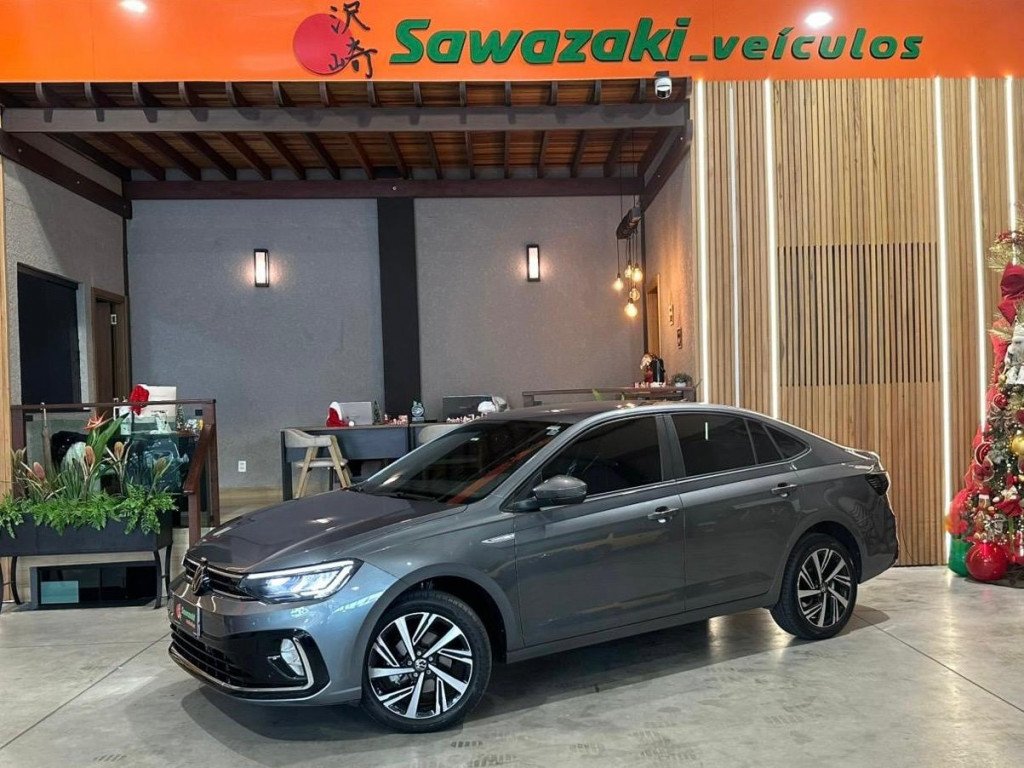 Volkswagen VIRTUS Highline 200 TSI 1.0 Flex 12V Aut na cor Cinza em Curitiba / PR - 5579