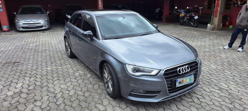 Audi A3 Sportback 1.8 16V TFSI S-tronic 5p na cor Cinza em Curitiba / PR - 55807