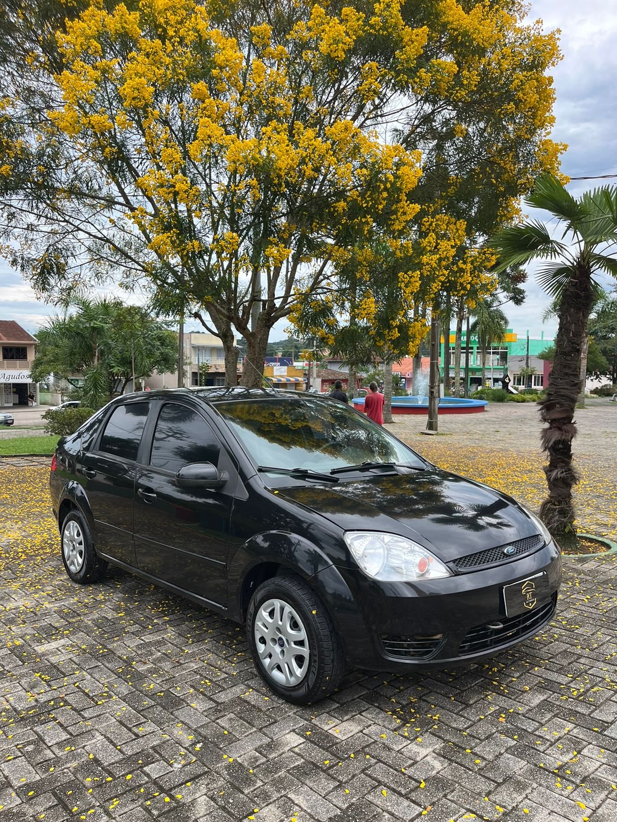 Ford Fiesta Sed. 1.6 8V Flex 4p na cor Preto em Agudos do Sul / PR - 55991