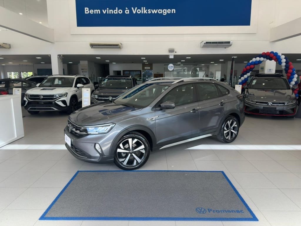 Volkswagen Nivus Highline 1.0 200 TSI Flex Aut. na cor Cinza em Itajaí / SC - 5637