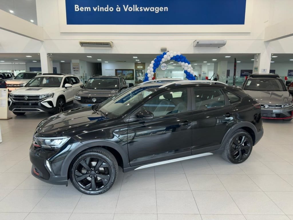 Volkswagen Nivus Highline 1.0 200 TSI Flex Aut. na cor Preto em Itajaí / SC - 5642