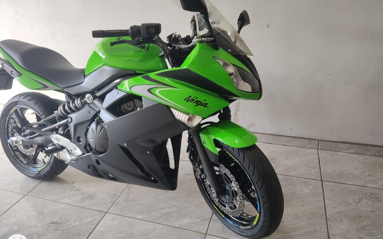 KAWASAKI NINJA 650R 649cc  na cor Verde em Palmeira / SC - 56460