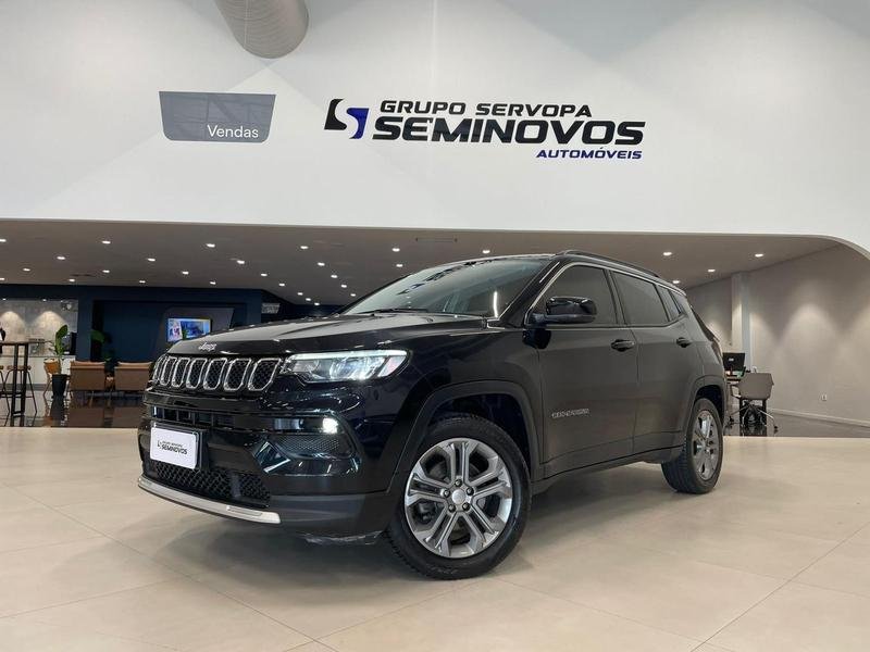 Jeep Compass LONG. T270 1.3 TB 4x2 Flex Aut. na cor Preto em Umuarama / PR - 5700