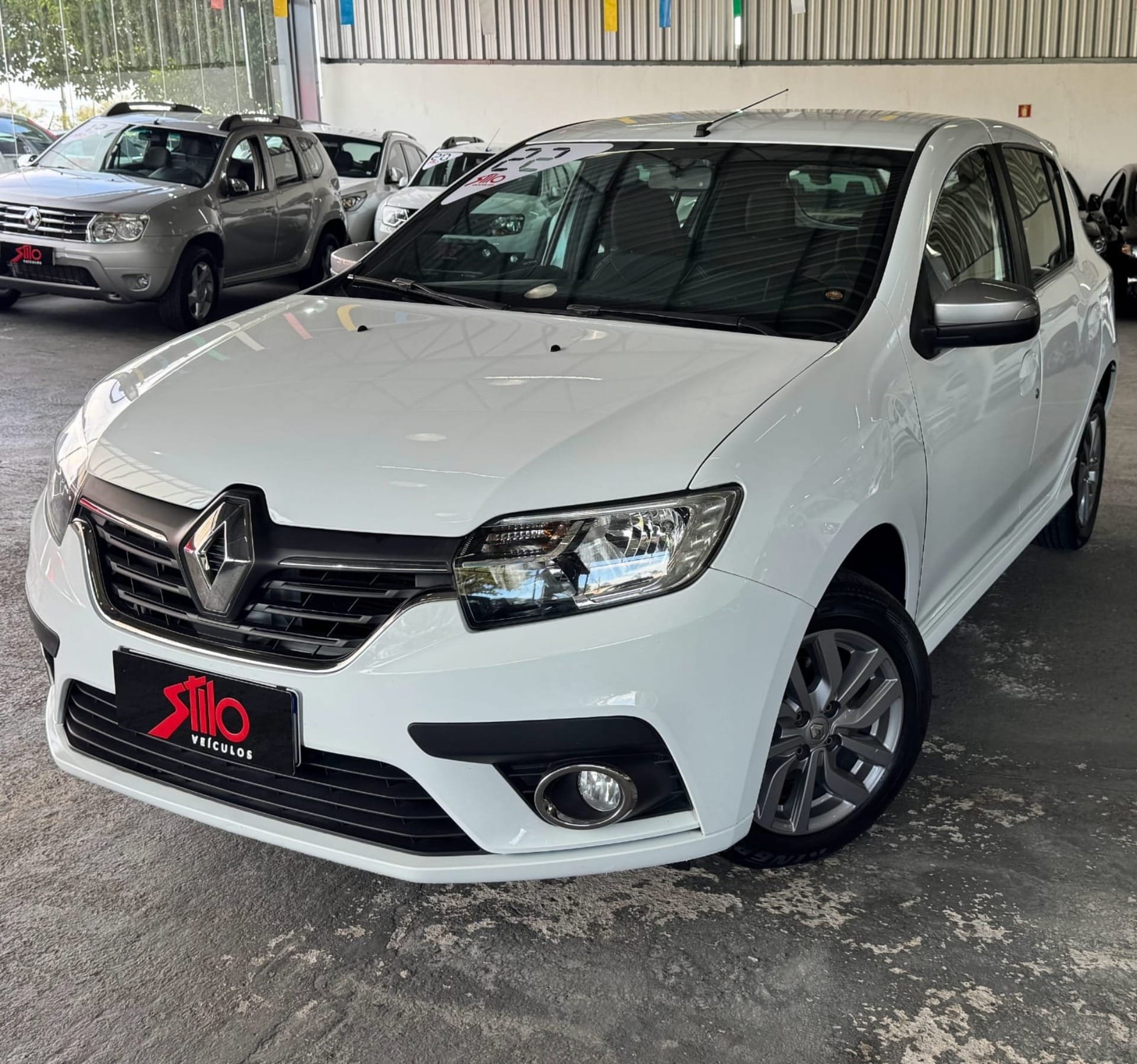 Renault SANDERO GT line/RLIN Flex 1.0 12v 5p na cor Branco no Viamão / RS - 589