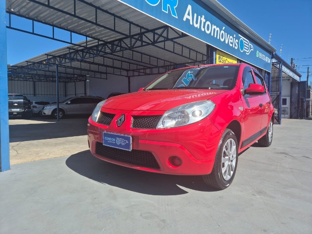 Renault SANDERO Expression Hi-Flex 1.6 8V 5p na cor Vermelho em Campinas / SP - 6019