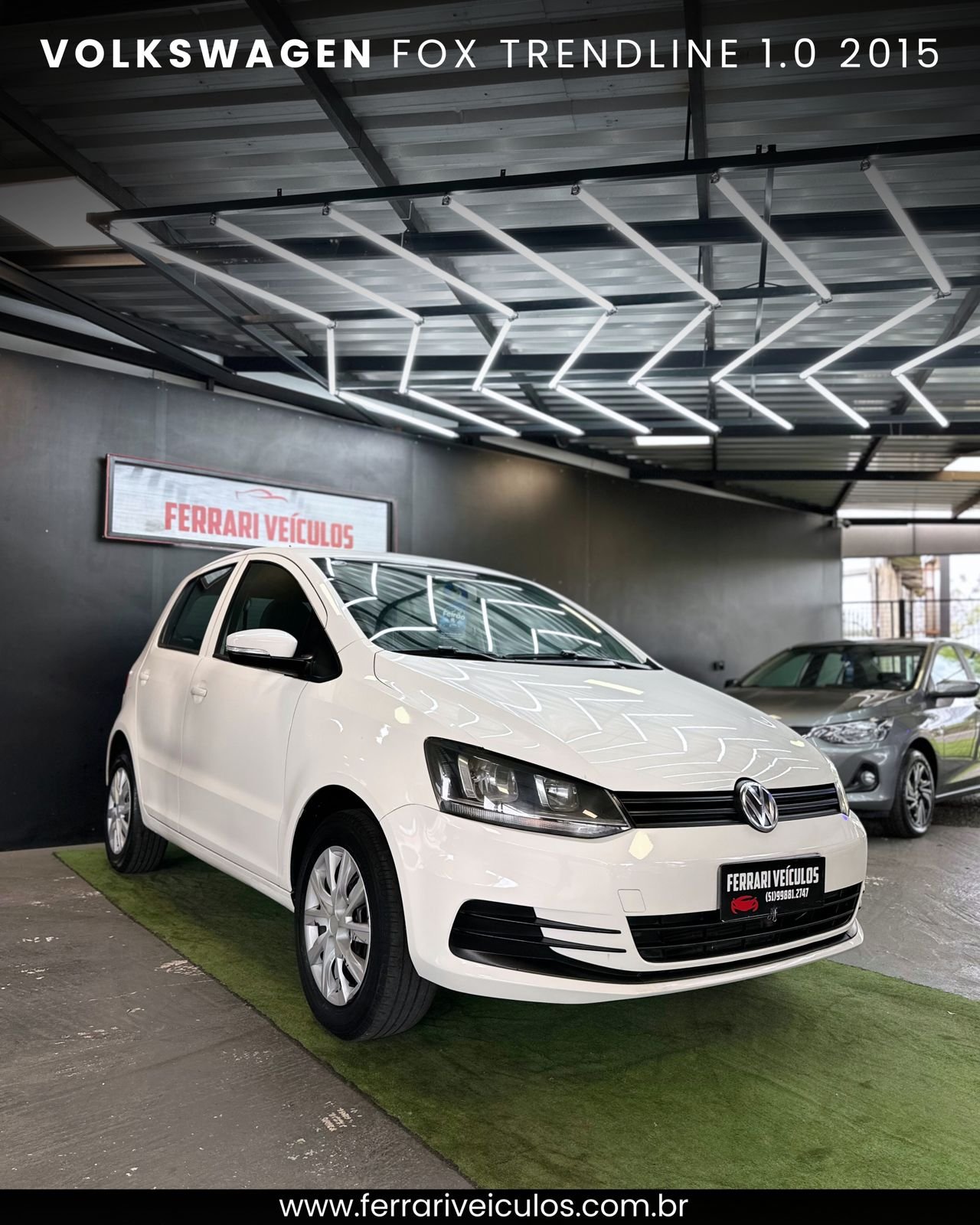 Volkswagen Fox Trendline 1.0 Flex 12V 5p na cor Branco no Canoas / RS - 612