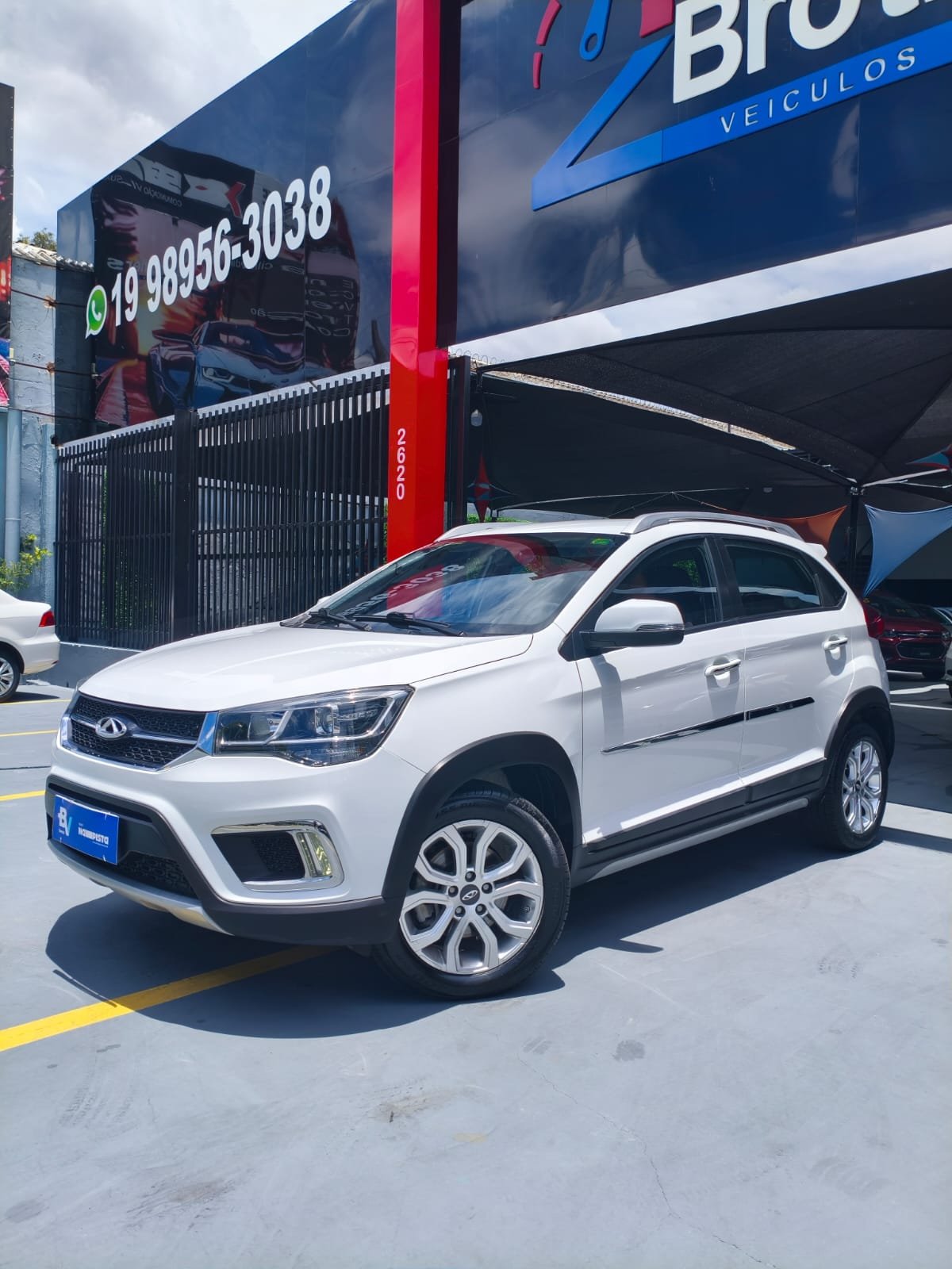 Caoa Chery/Chery Tiggo 2 Look 1.5 16V Flex Mec. 5p na cor Branco em Campinas / SP - 6157