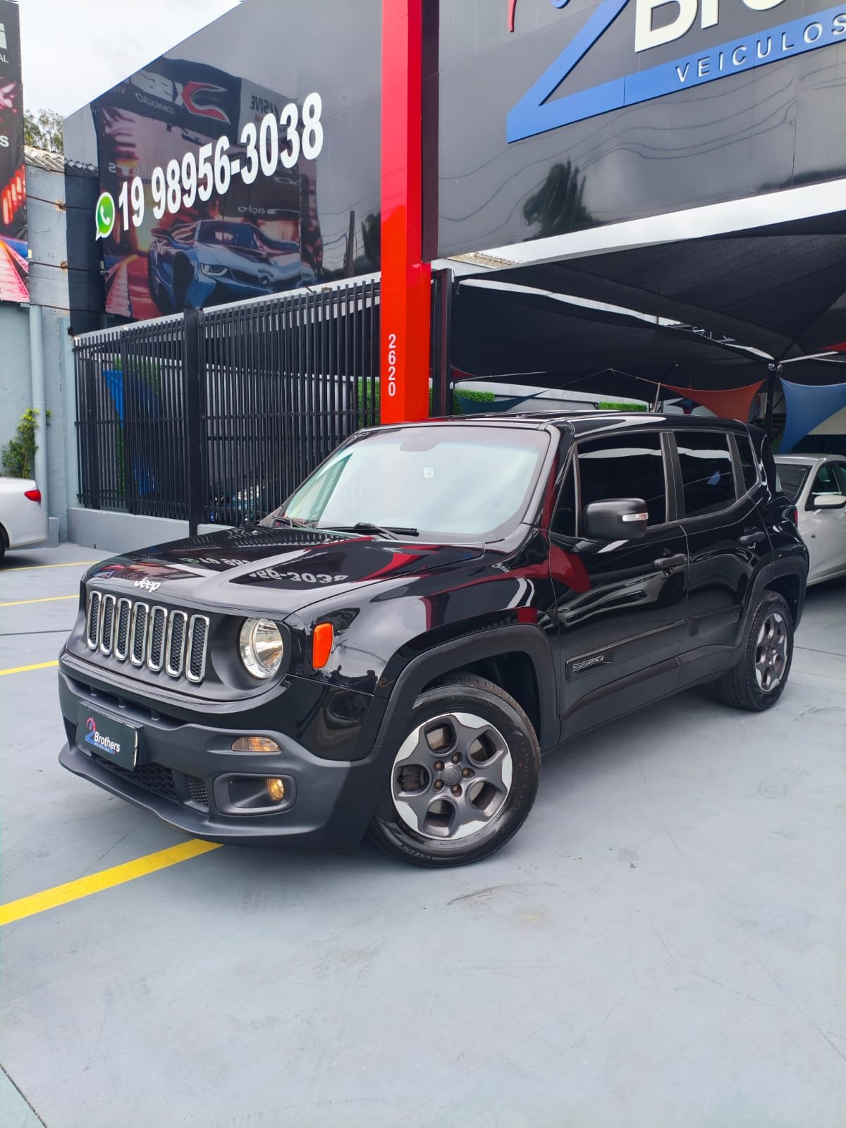 Jeep Renegade Sport 1.8 4x2 Flex 16V Aut. na cor Preto em Campinas / SP - 6166