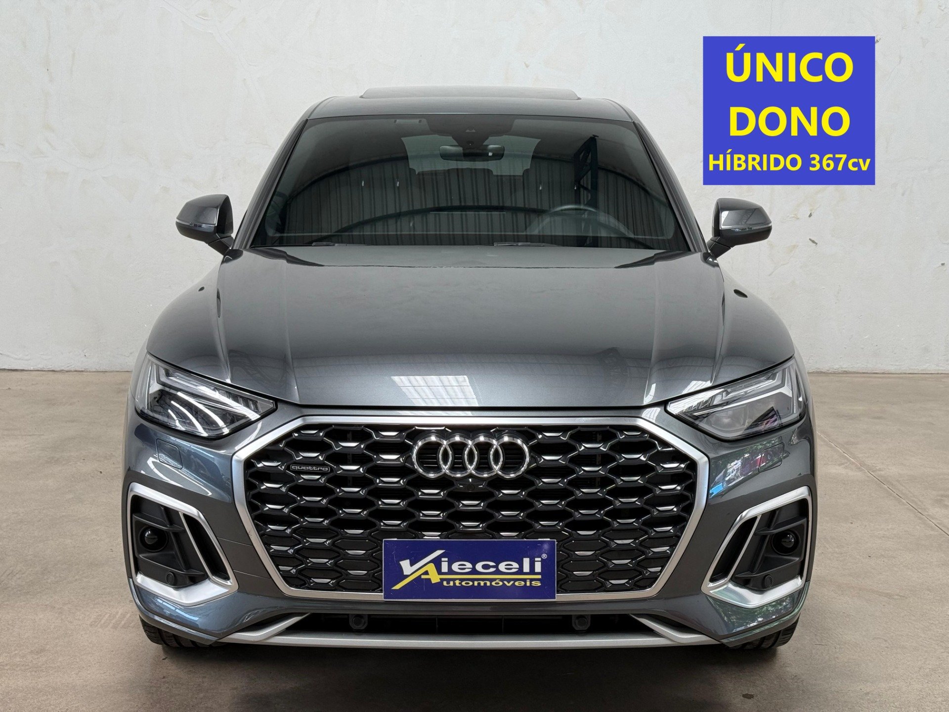 Audi Q5 SB Perf. 2.0 TFSIe S.Tr. Qt (Hib.) na cor Cinza no Porto Alegre / RS - 6471