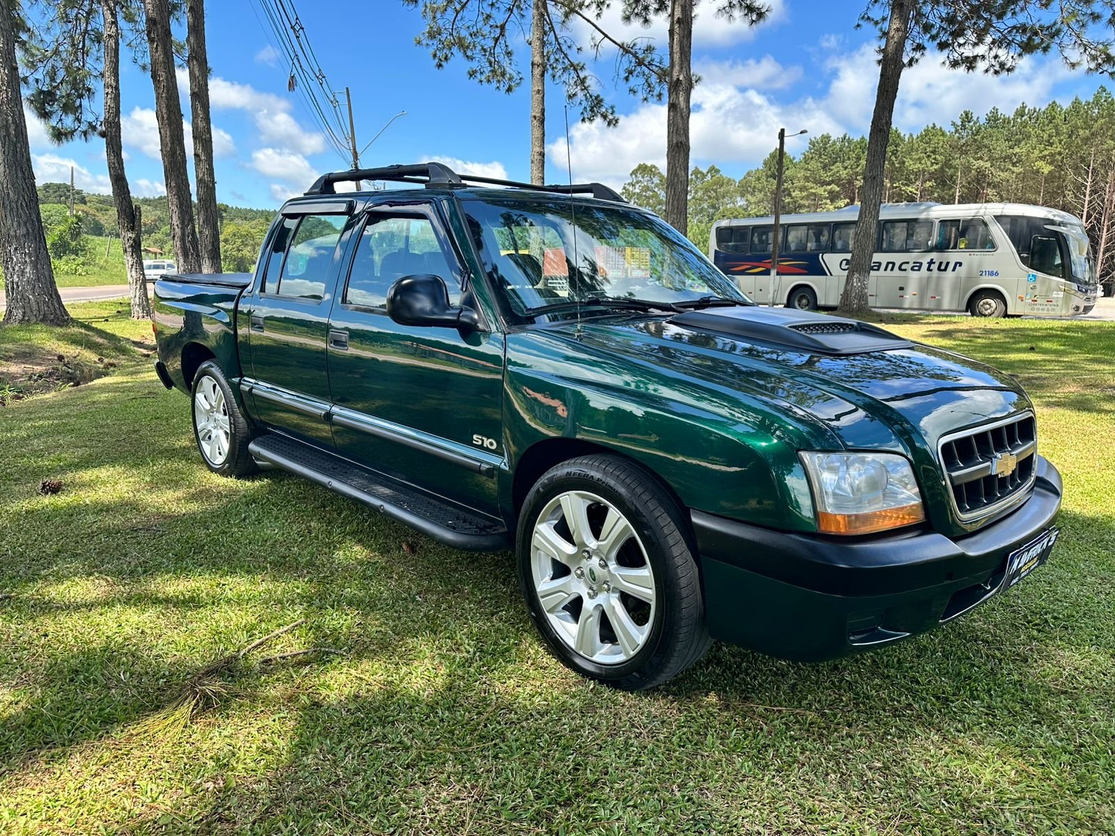 Chevrolet S10 Pick-Up Std 2.8 4x2 CD TB Int.Dies. na cor Verde em Agudos do Sul / PR - 7105
