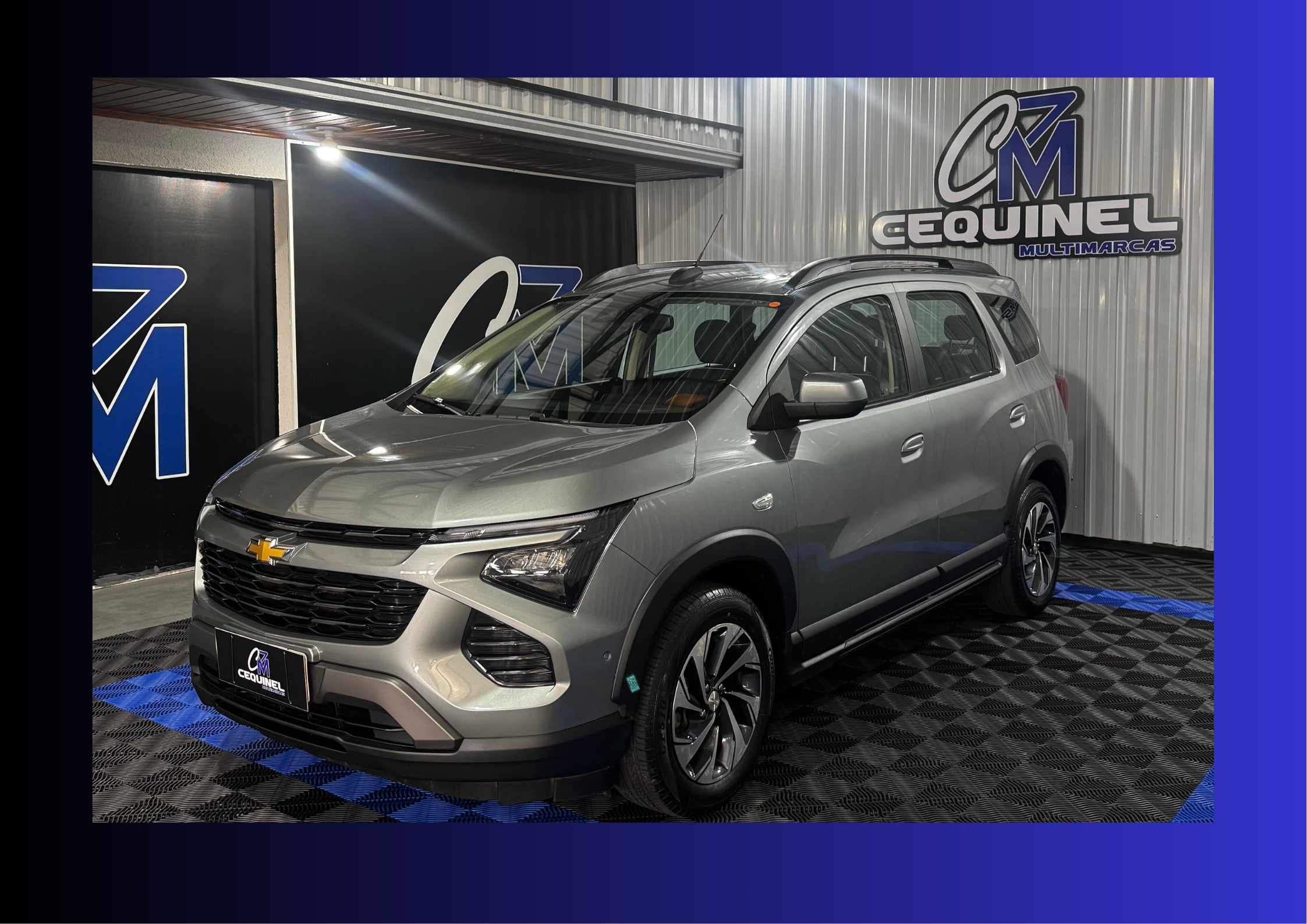 Chevrolet Spin PREMIER 1.8 8V Econo.Flex 5p Aut. na cor Cinza em Campo Largo / PR - 7548
