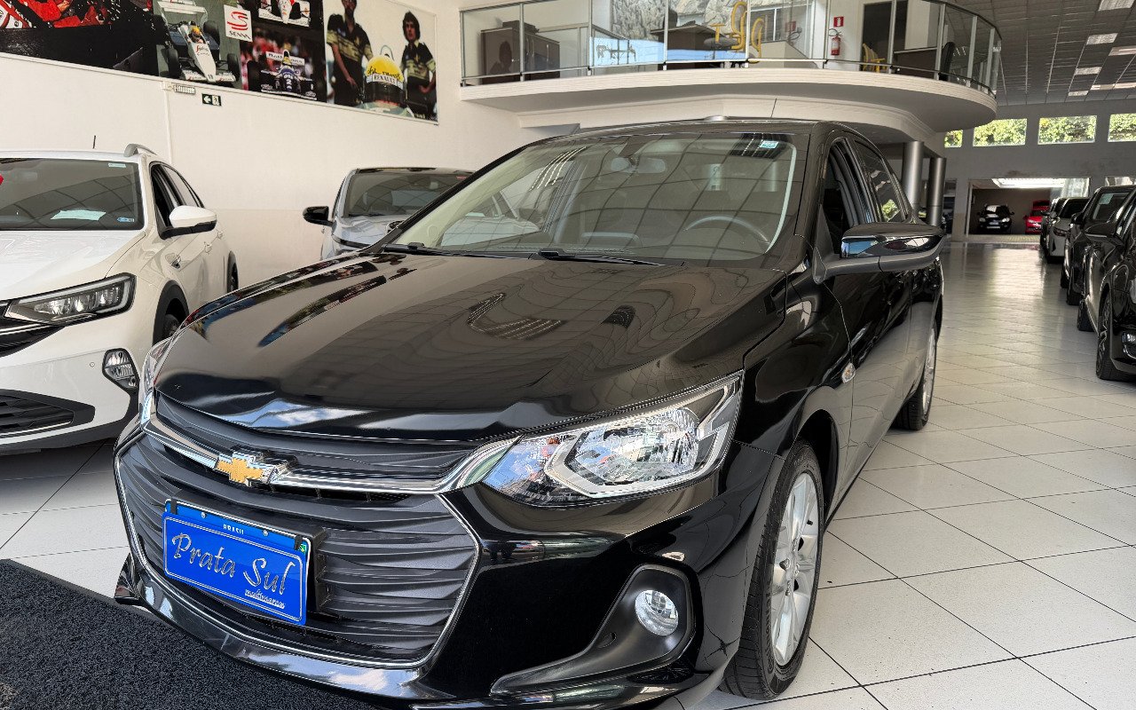 Chevrolet Onix SEDAN Plus LTZ 1.0 12V TB Flex Aut. na cor Preto em Curitiba / PR - 764515