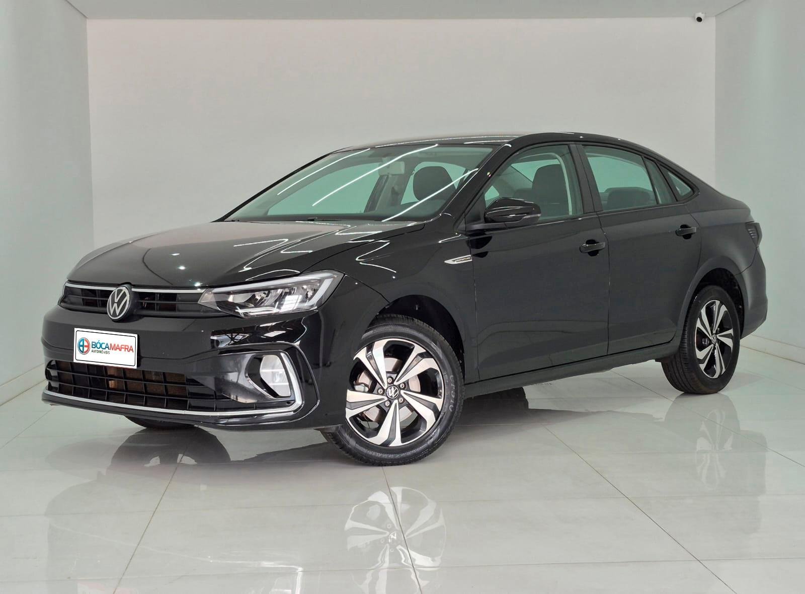 Volkswagen Virtus Comfort. 200 TSI 1.0 Flex 12V Aut na cor Preto em Brusque / SC - 770202