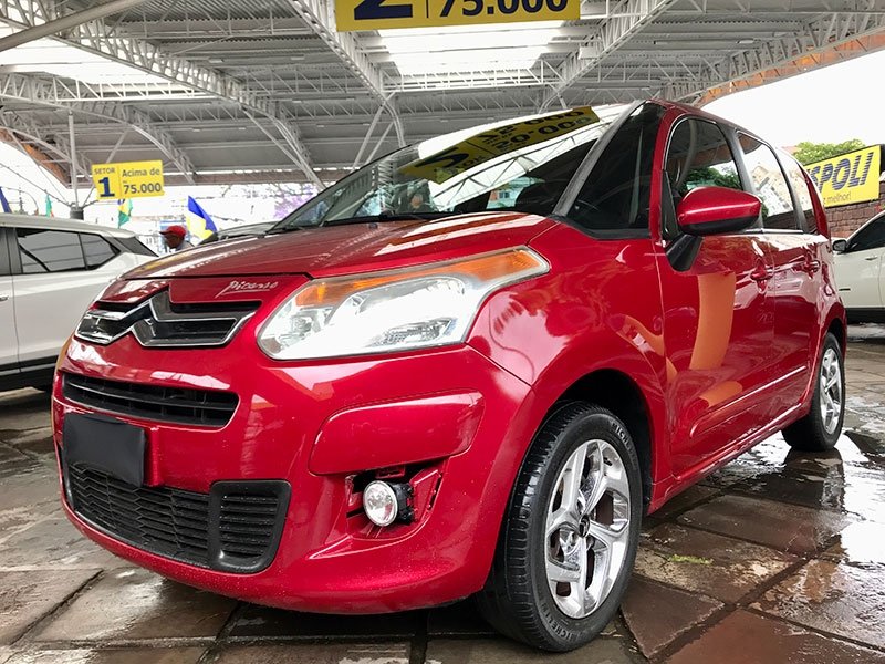 Citroën C3 Picasso GLX 1.5 Flex 8V 5p Mec. na cor Vermelho no Porto Alegre / RS - 775884
