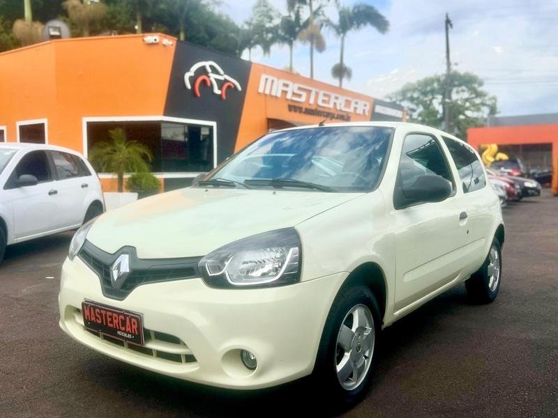Renault Clio Hi-Flex 1.0 16V 3p na cor Branco em São José dos Pinhais / PR - 777946