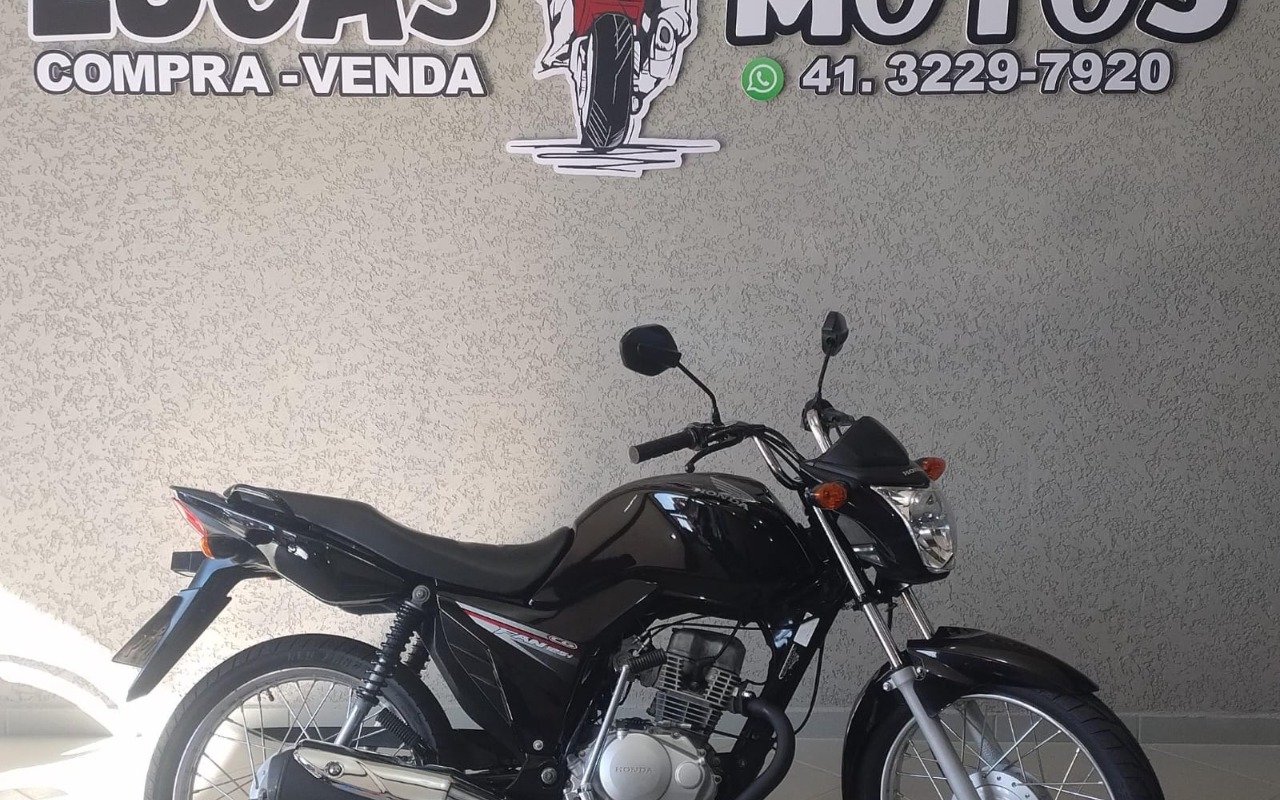 Honda CG 125 FAN / FAN KS / 125 i FAN  na cor Preto em Curitiba / PR - 778458