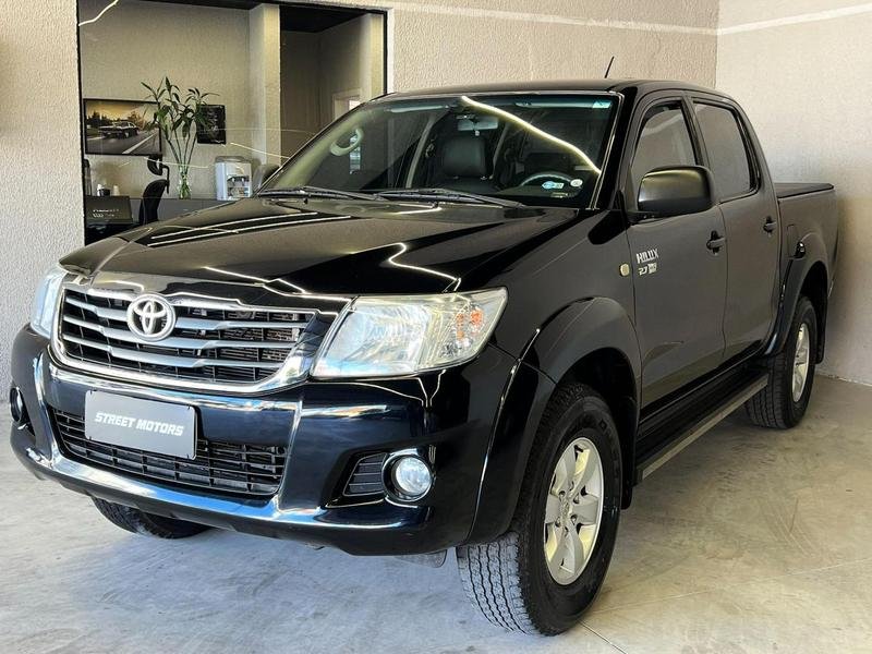 Toyota Hilux CD SR 4x2 2.7 16V/2.7 Flex Aut. na cor Preto em Curitiba / PR - 778460