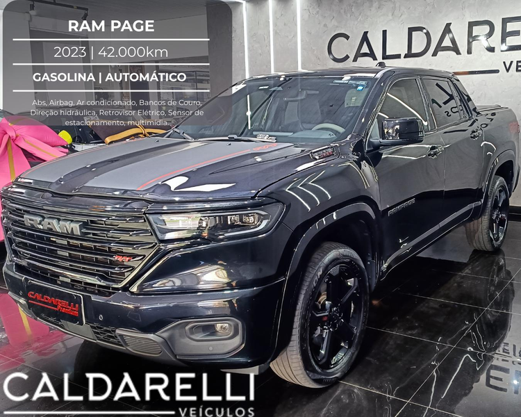 RAM Rampage R/T HURRIC. 4 2.0 TB CD 4X4 Aut. na cor Preto em Londrina / PR - 779839