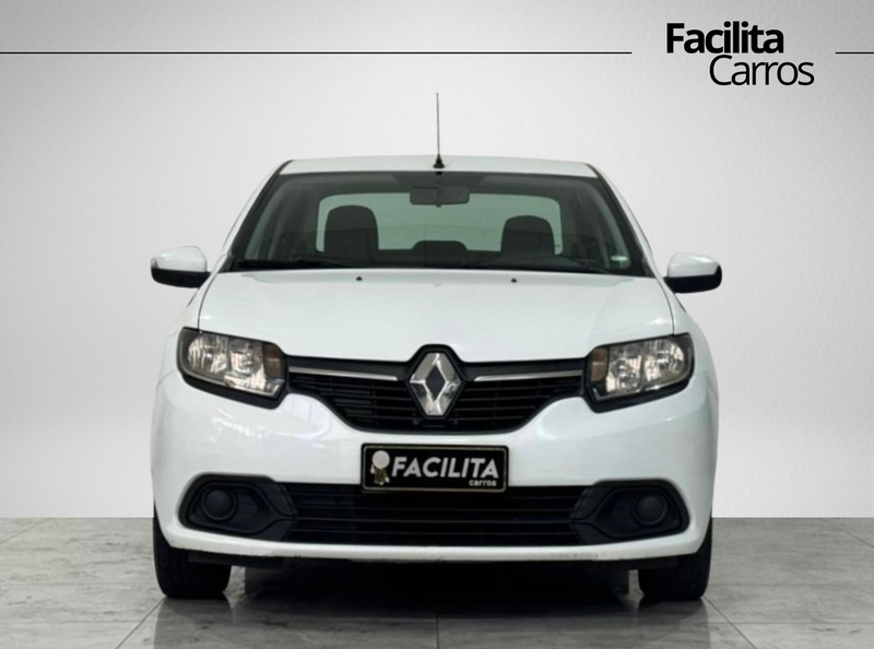 Renault LOGAN Authentique Flex 1.0 12V 4p na cor Branco em Curitiba / PR - 779858