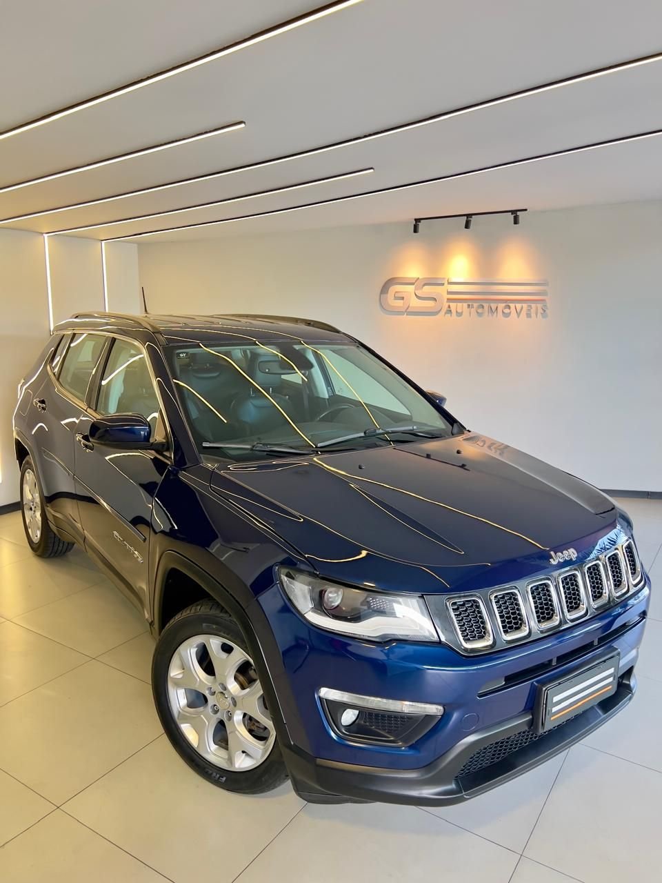 Jeep Compass LONG. T270 1.3 TB 4x2 Flex Aut. na cor Azul em São José / SC - 779991