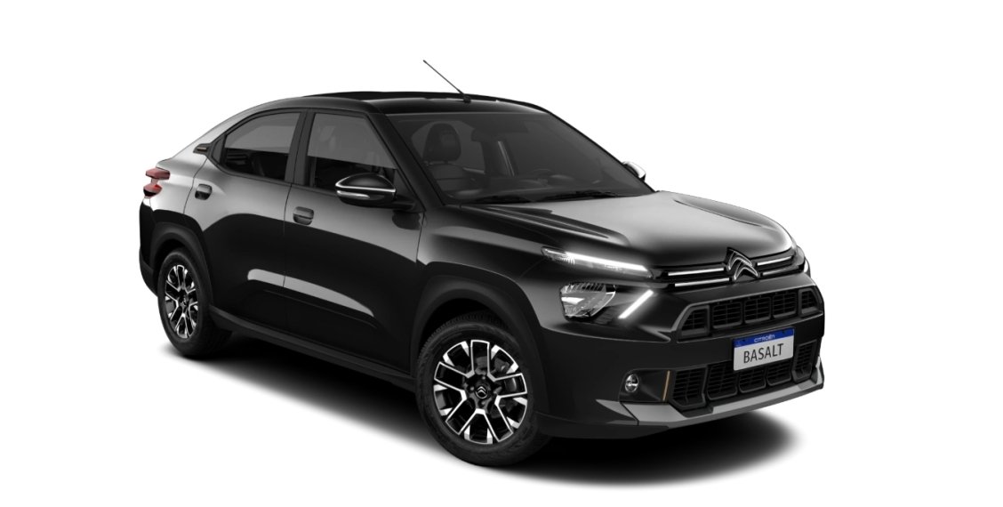 Citroën Basalt Shine 1.0 Flex TB 200 5p Aut. na cor Preto em Blumenau / SC - 780830