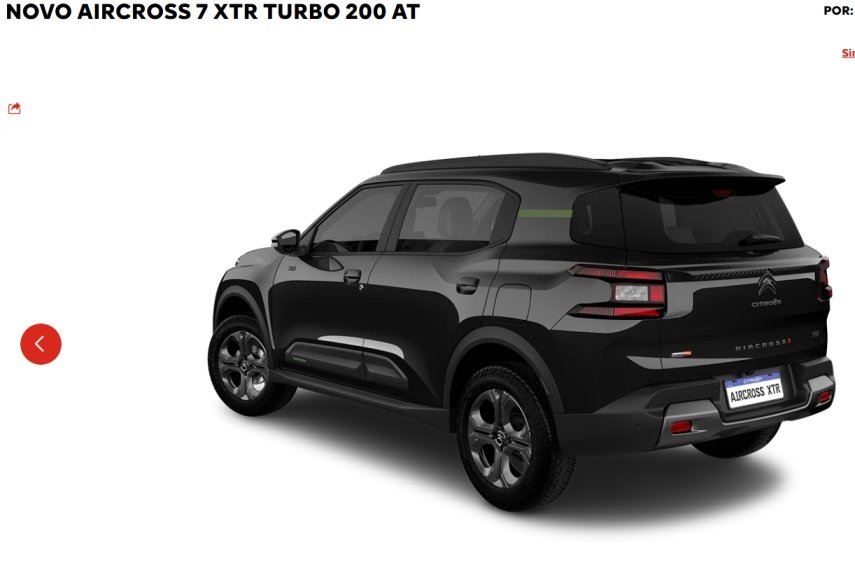 Citroën Aircross Shine 1.0 Flex TB 200 Aut. na cor Preto em Blumenau / SC - 780841