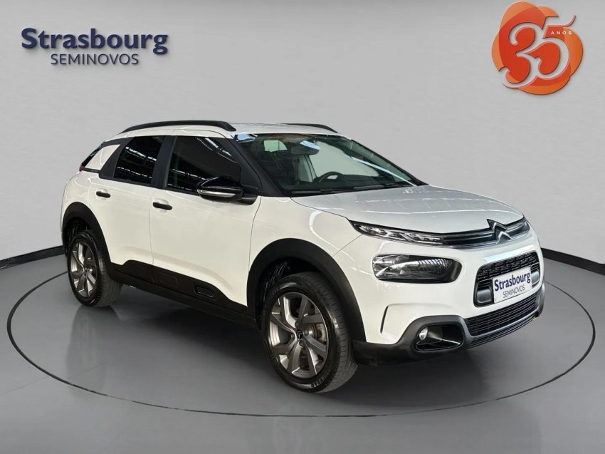 Citroën C4 Cactus FEEL 1.6 16V Flex Aut. na cor Branco em Blumenau / SC - 780856