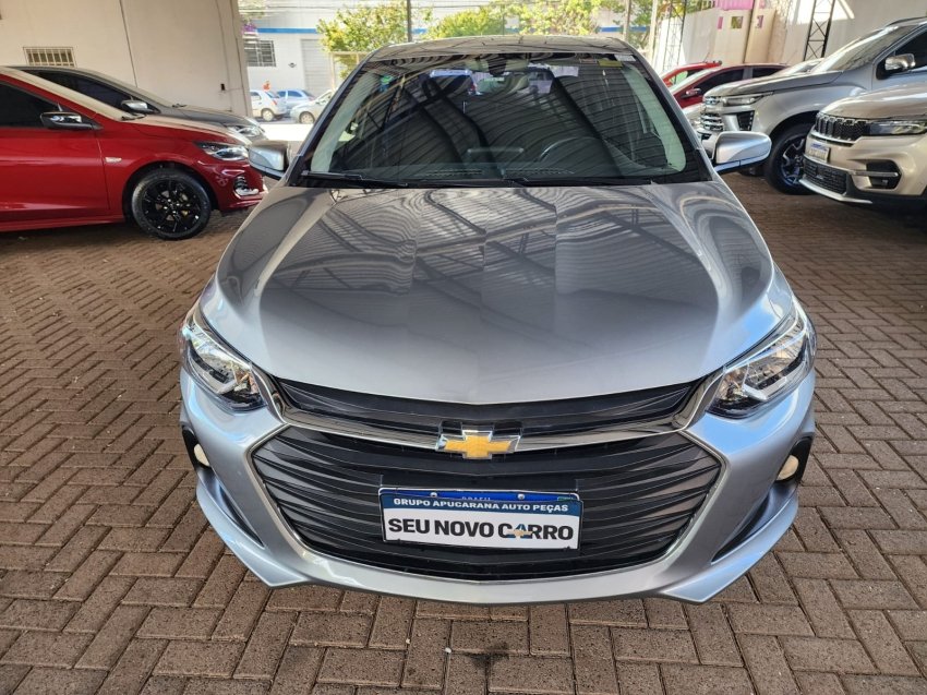Chevrolet Onix HATCH LTZ 1.0 12V TB Flex 5p Aut. na cor Prata em Apucarana / PR - 781083