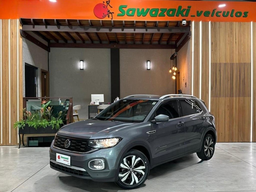 Volkswagen T-Cross Hig. 250 TSI 1.4 Flex 16V 5p Aut na cor Cinza em Curitiba / PR - 781112