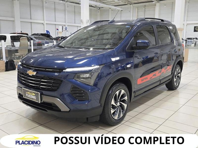 Chevrolet SPIN PREMIER 1.8 8V Econo.Flex 5p Aut. na cor Azul em São José / SC - 781541