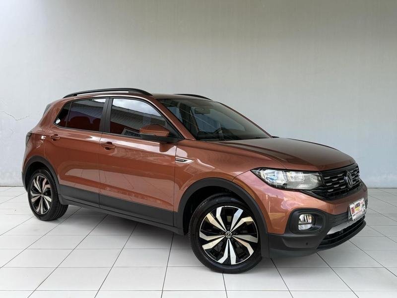 Volkswagen T-Cross Comfor. 200 TSI 1.0 Flex 5p Aut. na cor Marrom em Campo Largo / PR - 782092
